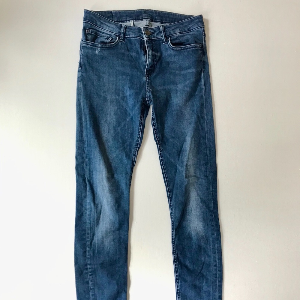 Zara slim blue jeans